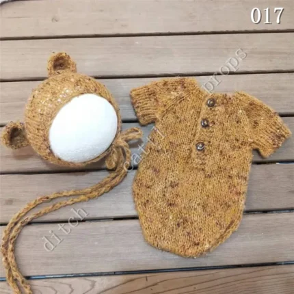 Newborn Photography Props Mohair One-Piece