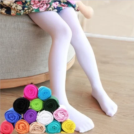 Summer Spring Candy Color Kids Pantyhose
